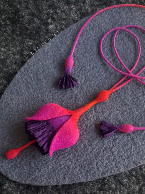 Fuchsia necklace workshop package