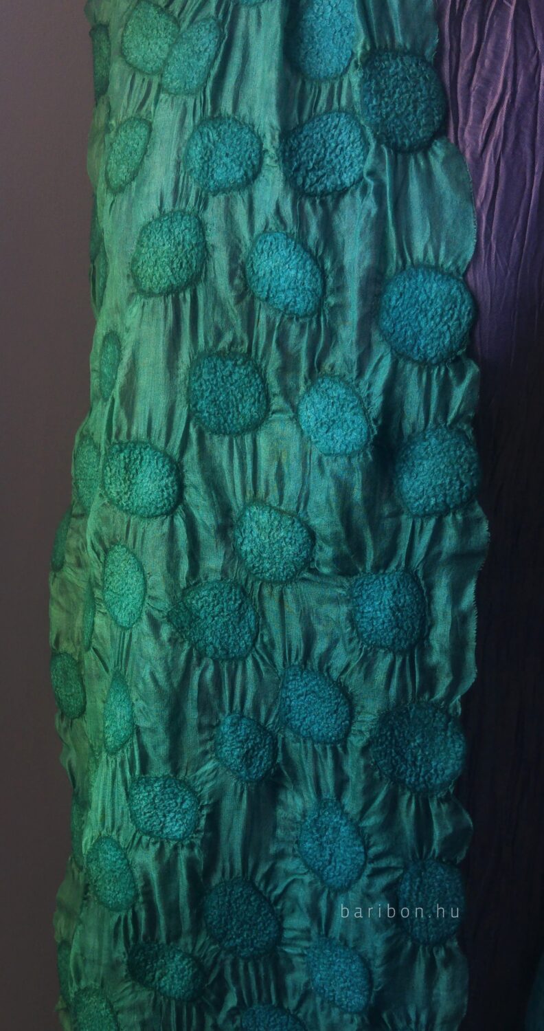 Super soft green and teal scarf