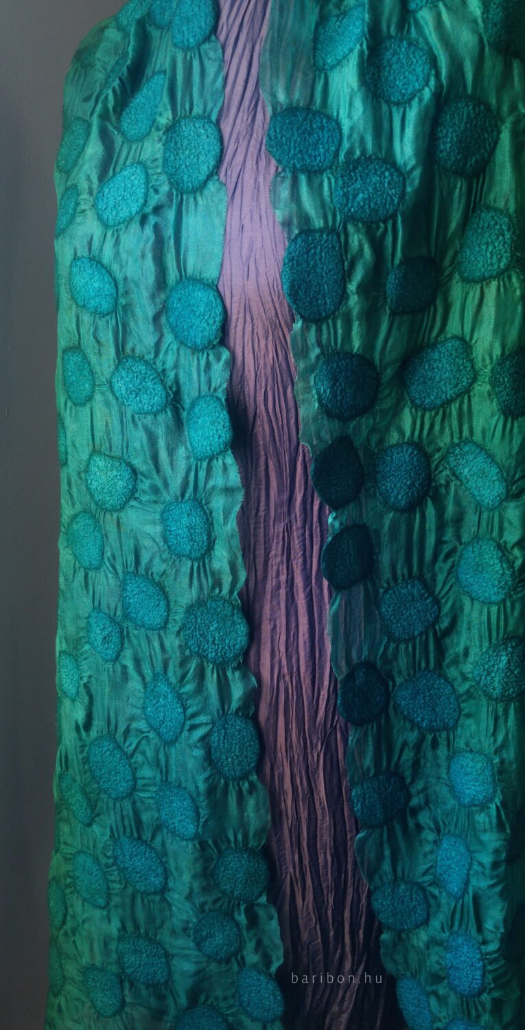 Super soft green and teal scarf